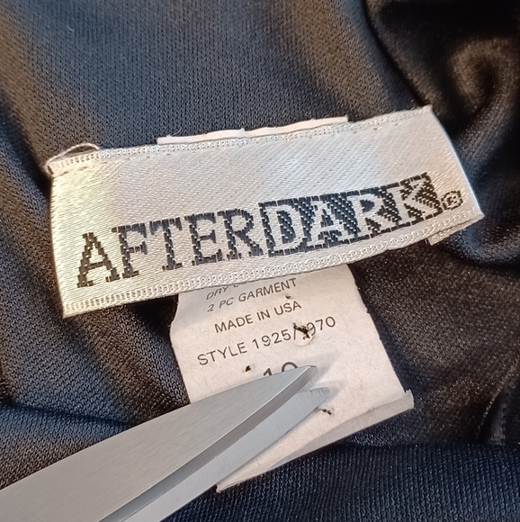 Vintage Sz 10 Mesh Overlay Vamp Goth Gala Yacht Luxury Glam Evening Maxi Dress - Picture 9 of 16